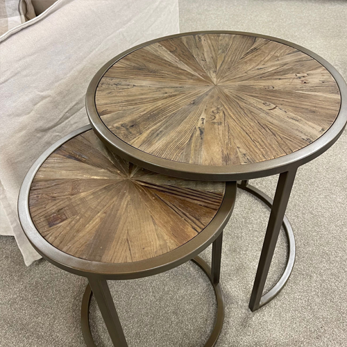 Pearson Round Side Tables - Nest of 2