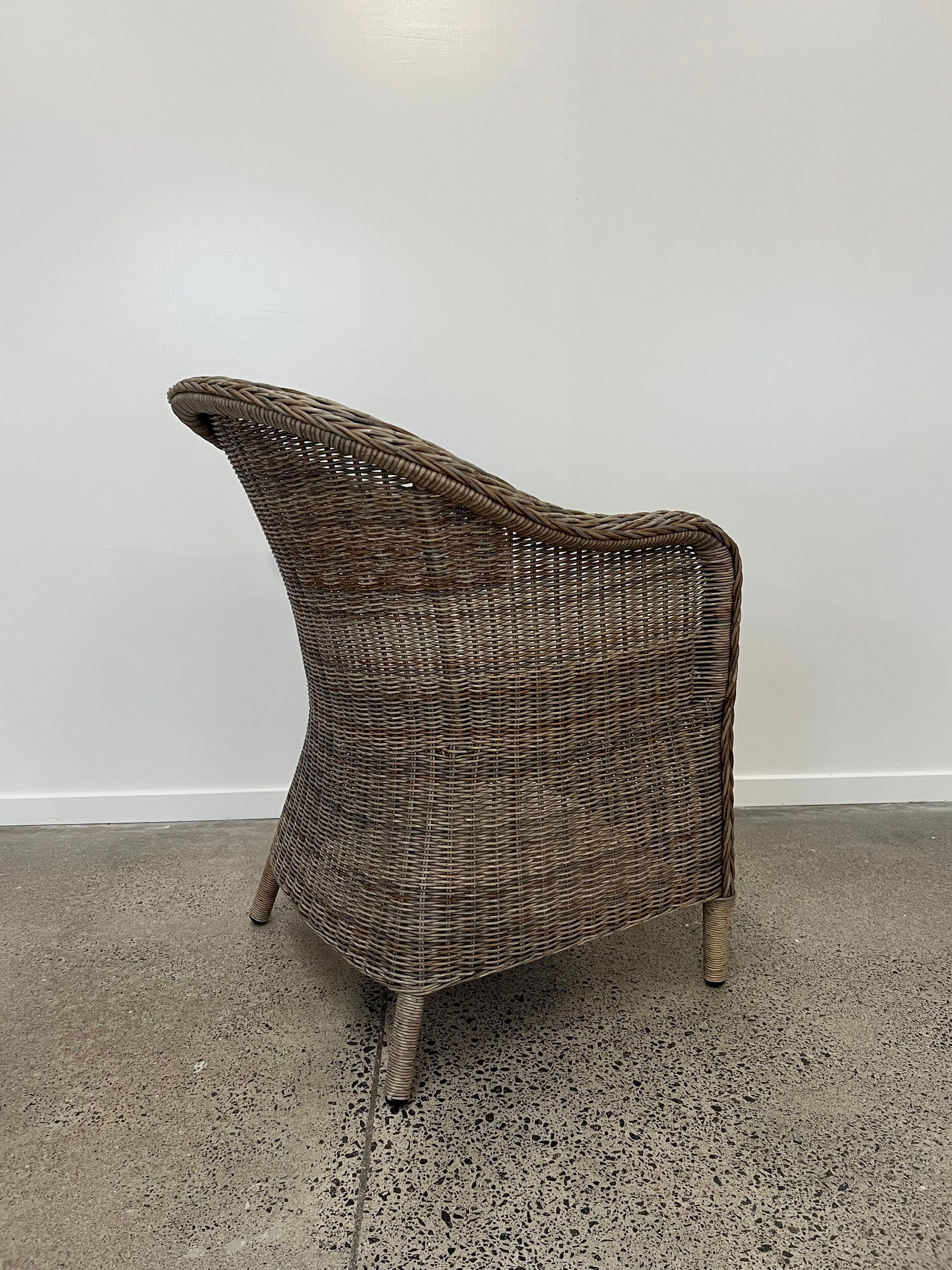 Piha Outdoor Chair - Natural Wicker/Natural Cushion