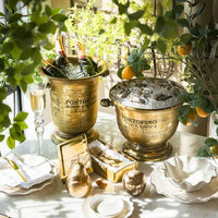 Portofino Gold Champagne Bucket - Tall