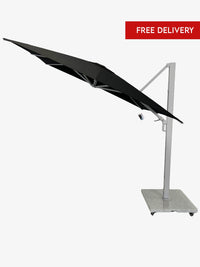 Greenslades Porto Cantilever Umbrella - 2.5m Square - Black