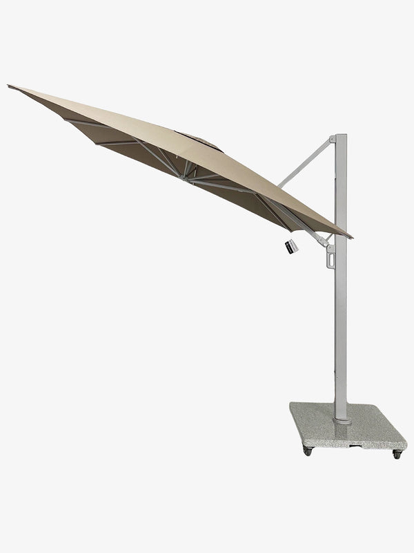 Greenslades Porto Cantilever Umbrella - 2.5m Square - Taupe