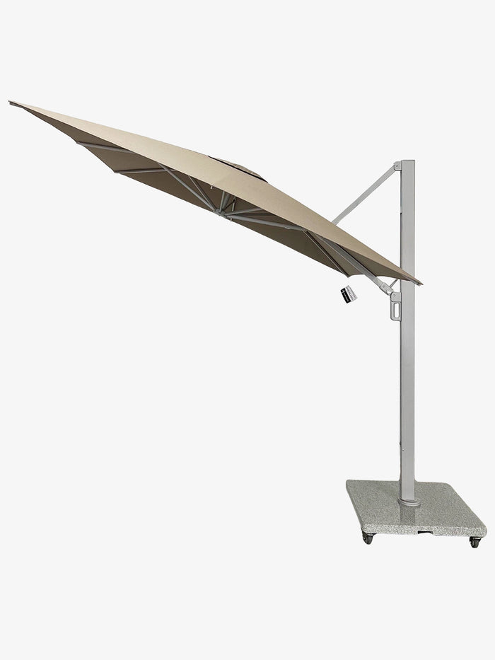 Greenslades Porto Cantilever Umbrella - 2.5m Square - Taupe