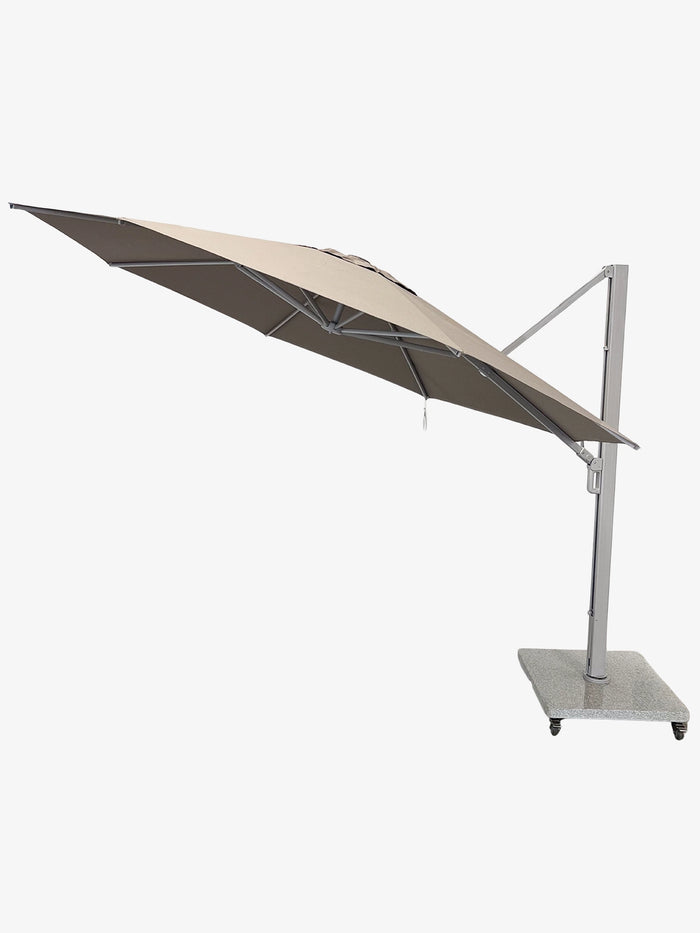 Greenslades Porto Cantilever Umbrella - 3.3m Octagonal - Taupe