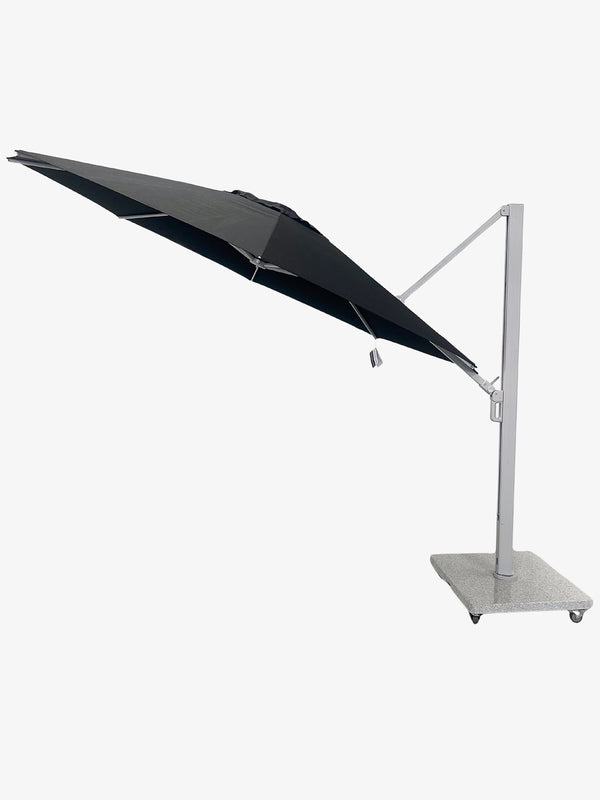 Greenslades Porto Cantilever Umbrella - 3.3m Octagonal - Black