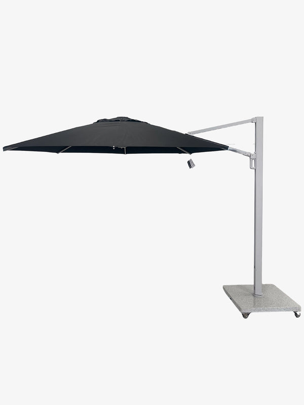 Greenslades Porto Cantilever Umbrella - 3.3m Octagonal - Black