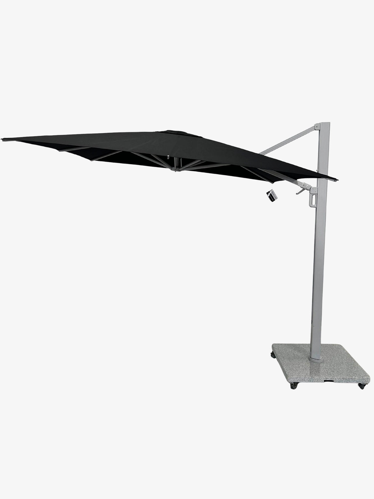 Greenslades Porto Cantilever Umbrella - 2.5m Square - Black