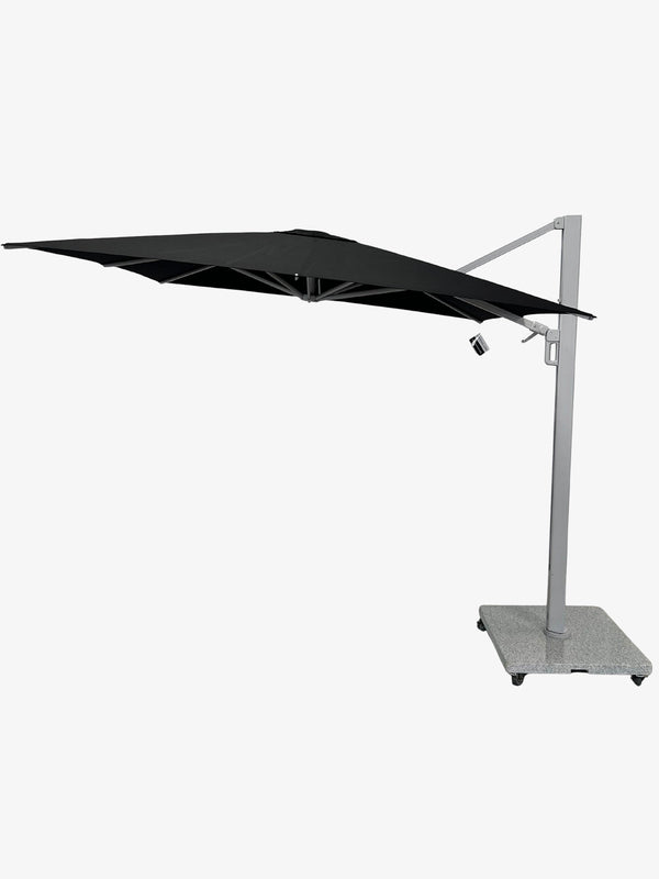 Greenslades Porto Cantilever Umbrella - 2.5m Square - Black
