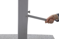 Greenslades Porto Cantilever Umbrella - 2.5m Square - Taupe