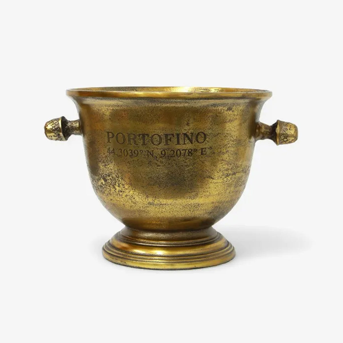 Portofino Gold Champagne Bucket - Short