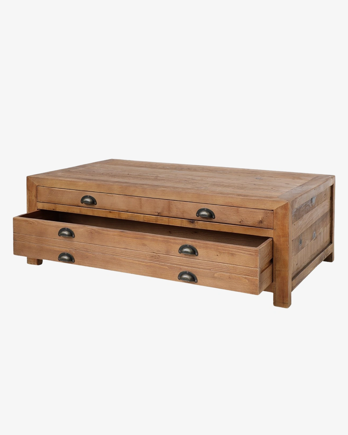 Printmaker Coffee Table - 2 Drawer