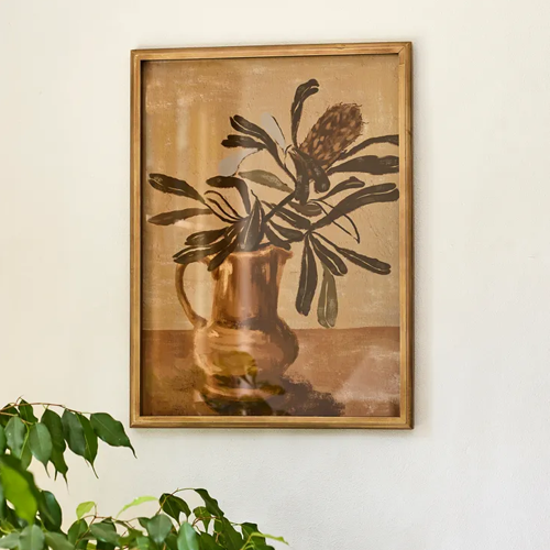 Protea Wall Art Framed Print