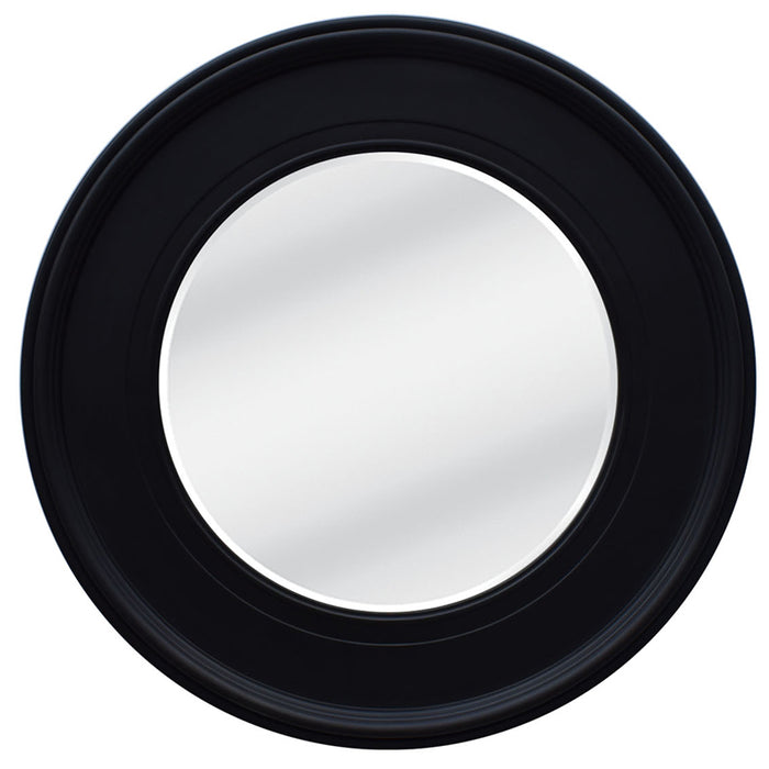 Alissa Round Mirror -  Black - 94cm