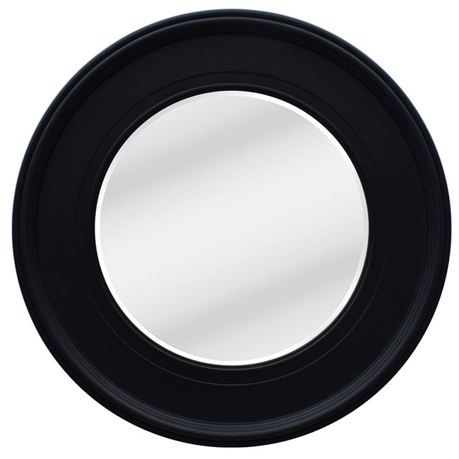 Alissa Round Mirror -  Black - 94cm