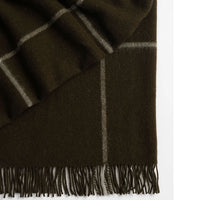 Weave Ranfurly Wool Throw - Kelp