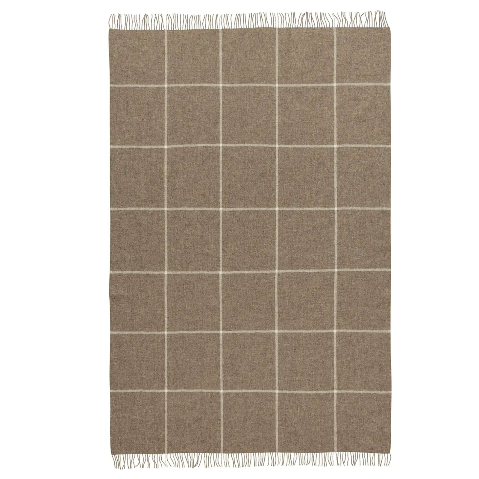 Weave Ranfurly Wool Throw - Oak