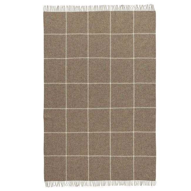 Weave Ranfurly Wool Throw - Oak
