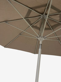 Greenslades Remy Tilting Outdoor Umbrella - Fibreglass Arms - 2.7m Octagonal - Taupe