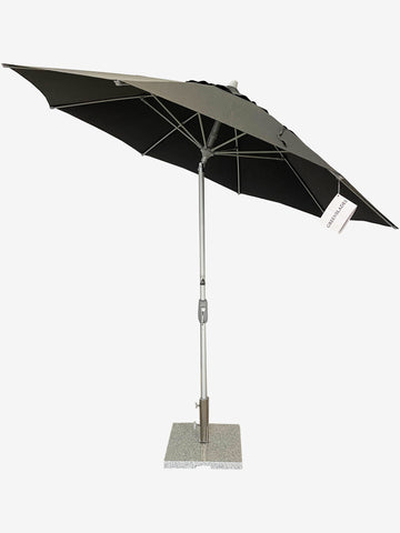 Greenslades Cocoa 'Pop Up' Outdoor Umbrella - 3.0m Round - Charcoal