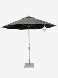 Greenslades Remy Tilting Outdoor Umbrella - Fibreglass Arms - 2.7m Octagonal - Charcoal