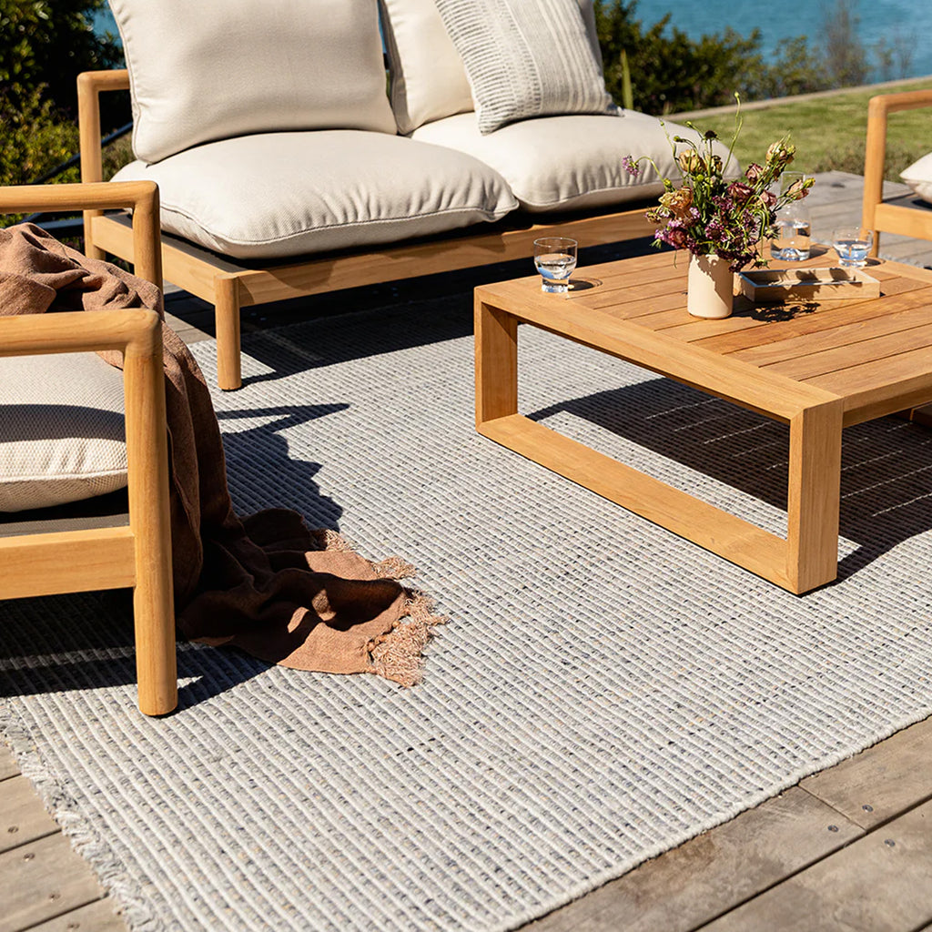 Rhodes Outdoor Floor Rug - Slate - 200cm x 300cm – Greenslades Furniture