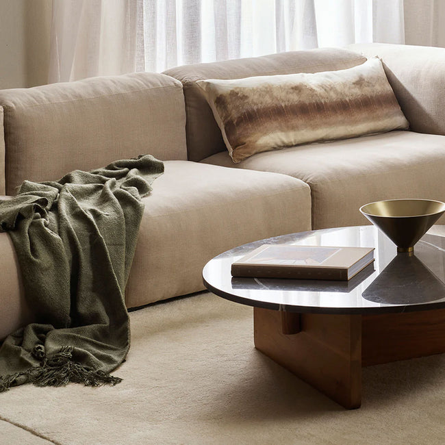 Baya Richmond Throw - Dark Olive