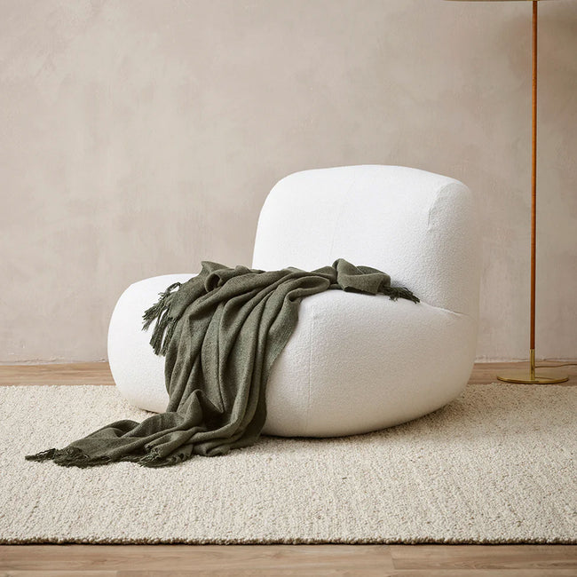 Baya Richmond Throw - Dark Olive