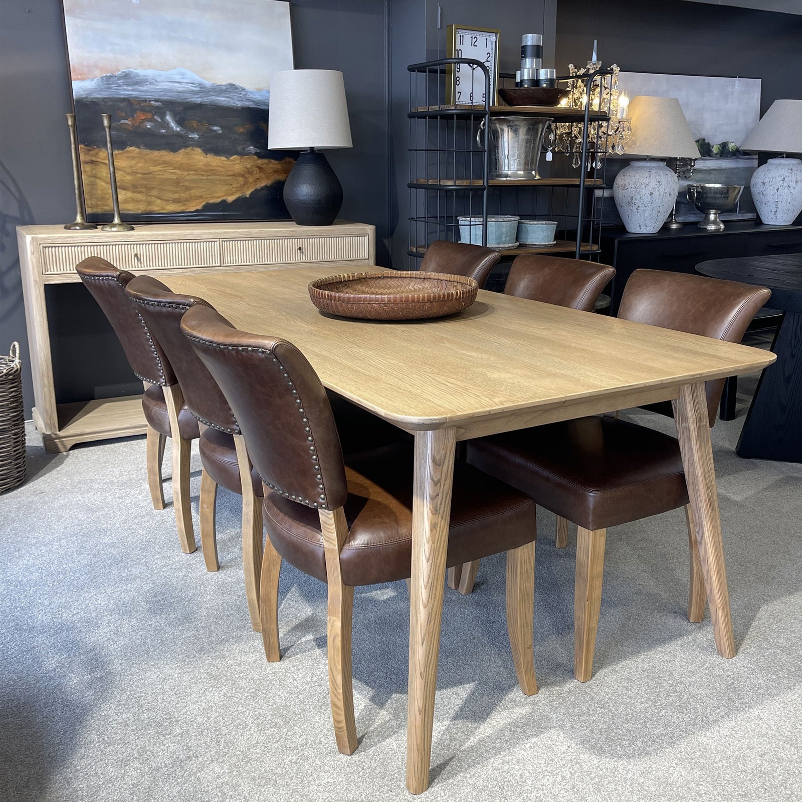 Riverton Dining Table - 200cm - Natural Light