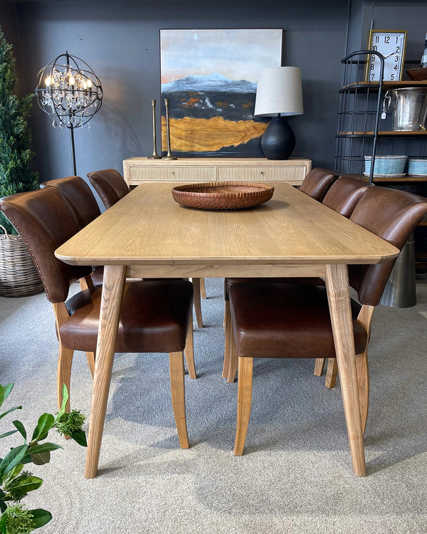 Riverton Dining Table - 200cm - Natural Light