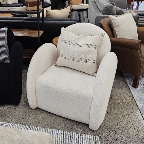 Snugg Swivel Armchair - Cream