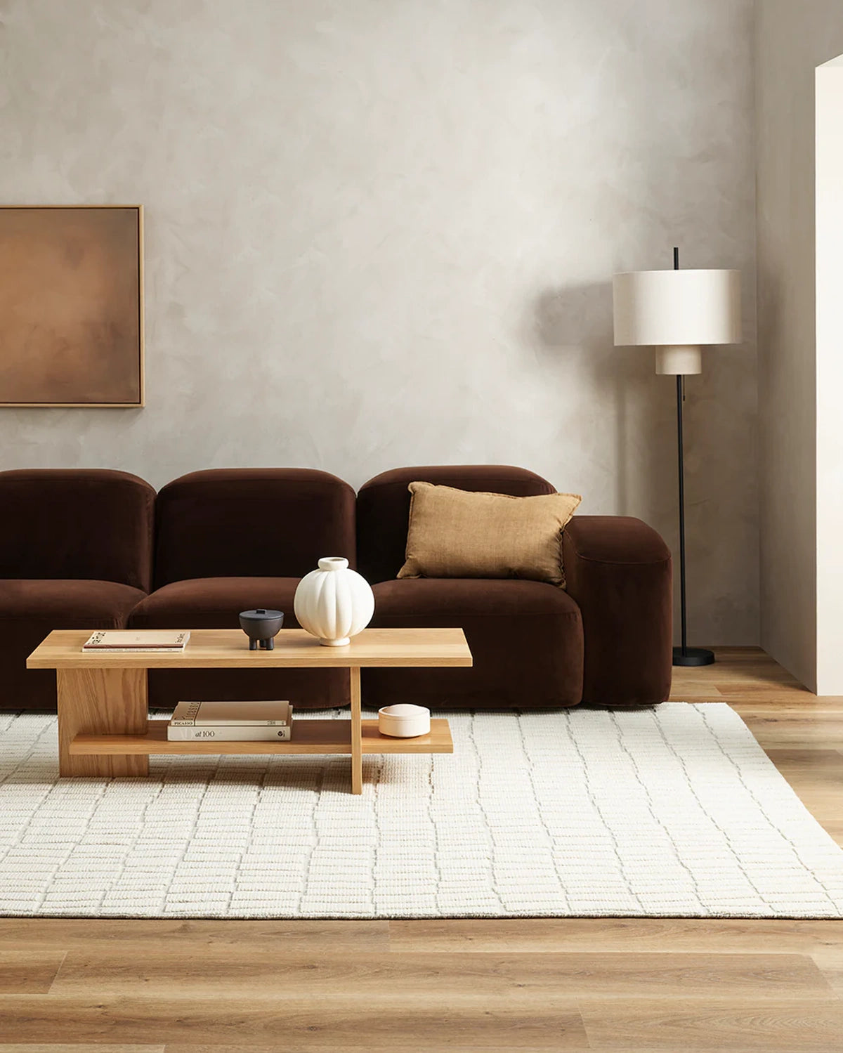 Baya Safi Floor Rug - Ecru - 160cm x 230cm