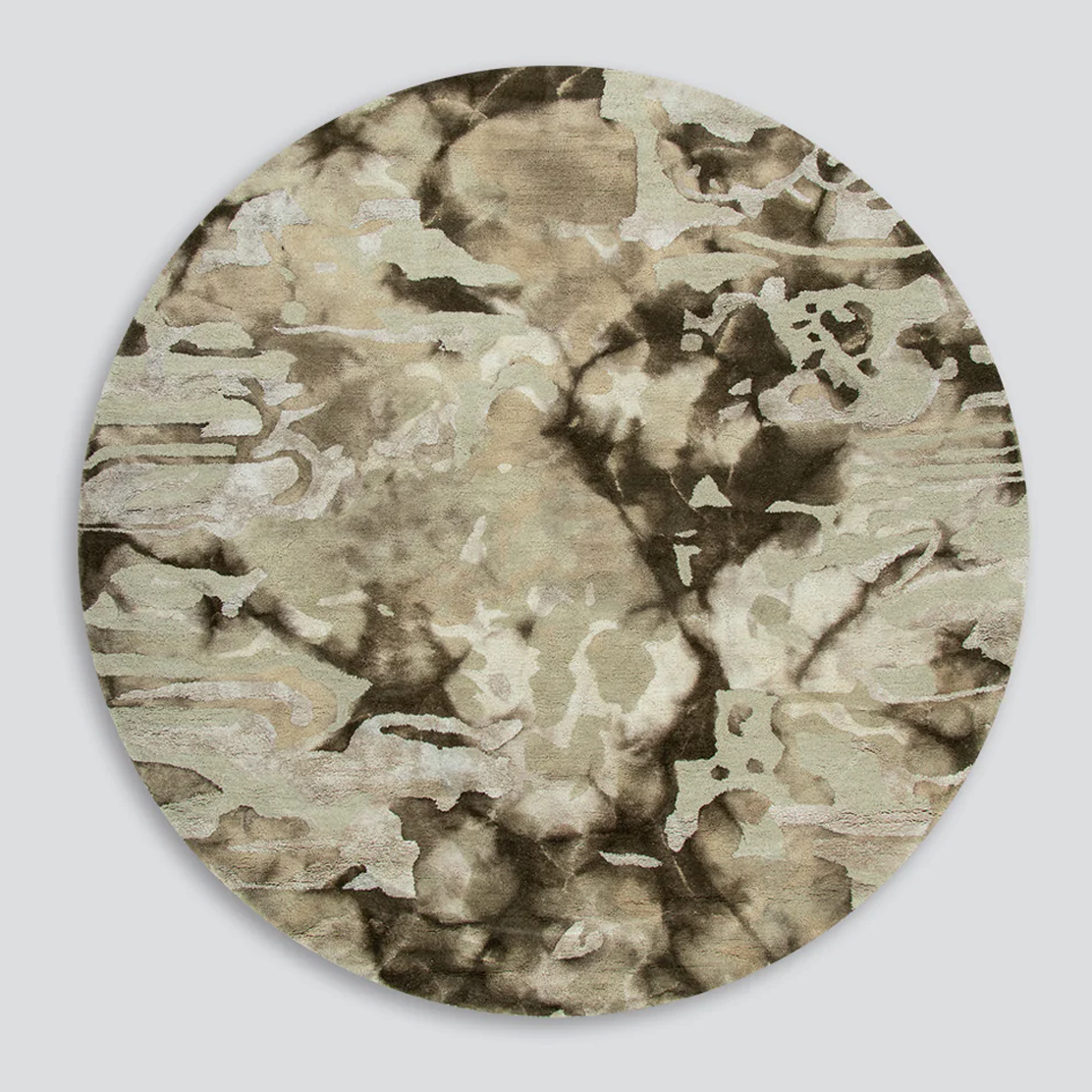 Baya Fayette Round Rug - Sage Multi 