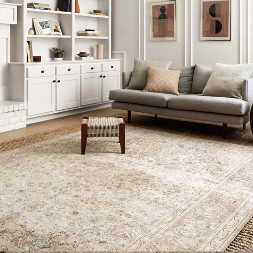 Loloi Loren Floor Rug - Sand/Taupe - 76CM x 2.29M Runner