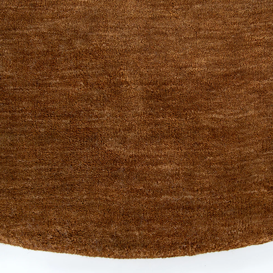 Baya Sandringham Round Floor Rug - Pecan - 250dia