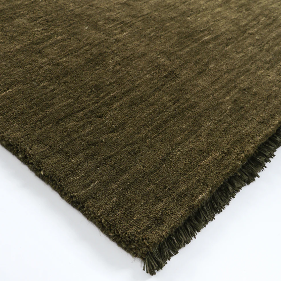 Baya Sandringham Floor Runner Rug - Moss - 90cm x 500cm