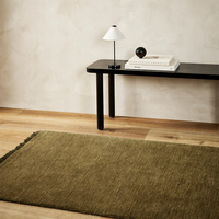Baya Sandringham Floor Runner Rug - Moss - 90cm x 500cm