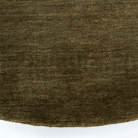 Baya Sandringham Round Floor Rug - Moss - 250dia