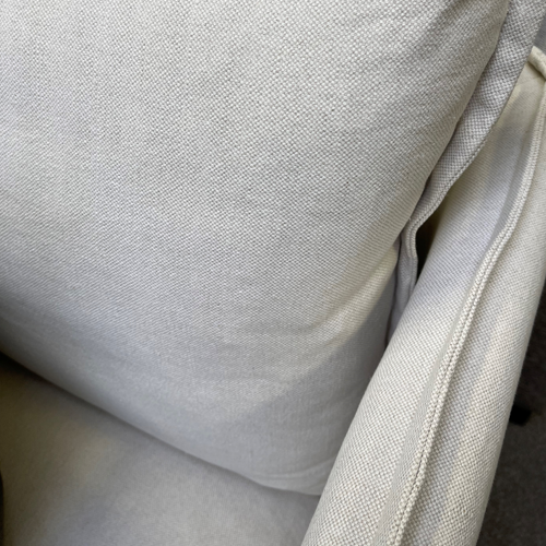 Santorini 3 Seater Linen Slip Cover Sofa - Natural