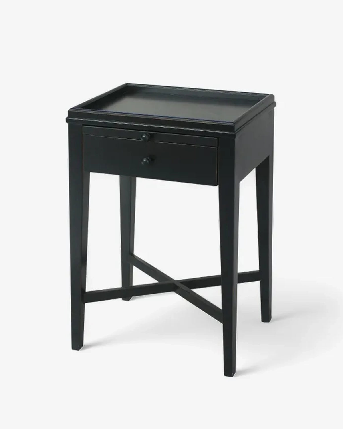 Sara Bedside Table - Black