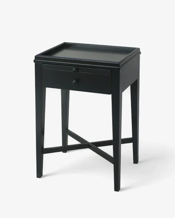 Sara Bedside Table - Black