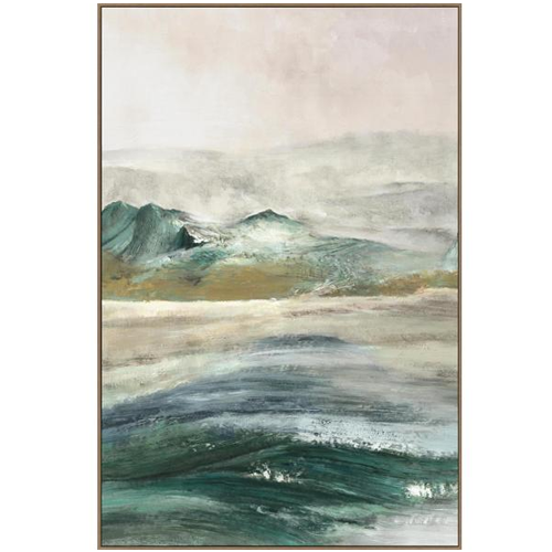Seaside Framed Canvas Print - 100cm x 150cm