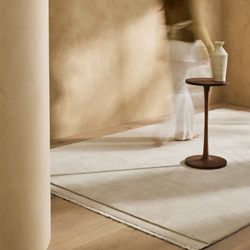 Weave Silvio Floor Rug - Ecru - 200cm x 300cm - NZ Wool