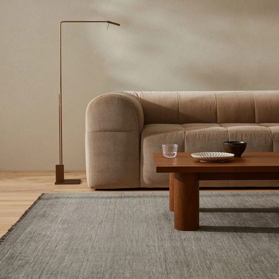 Weave Silvio Floor Rug - Fog - 200cm x 300cm - NZ Wool