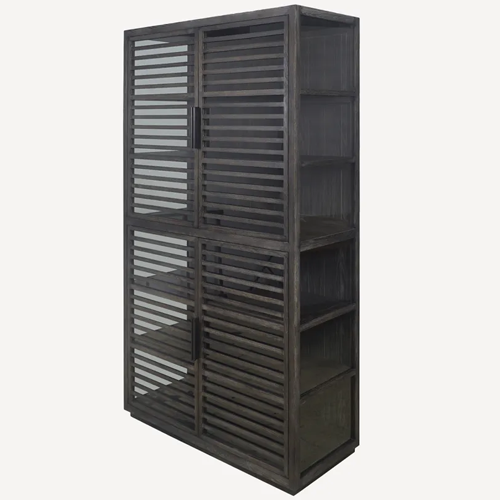 Slatted Oak Display Unit