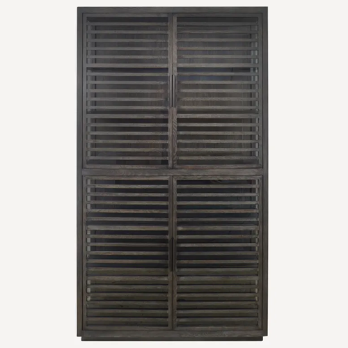 Slatted Oak Display Unit