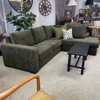 Bellamy 2.5 Seater with Corner Chaise - Poker Fabric - NZ Made