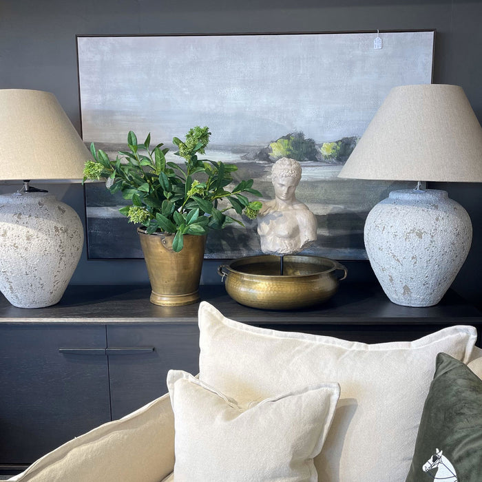 Panorama Canvas Print with Hand Painting