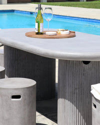 Solona Concrete Outdoor Table - 200CM