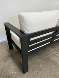 Southport Outdoor 3 Seater Sofa - Aluminium + Sunbrella®
