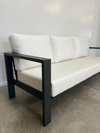Southport Outdoor 3 Seater Sofa - Aluminium + Sunbrella®