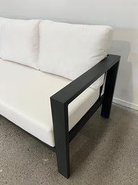 Southport Outdoor 3 Seater Sofa - Aluminium + Sunbrella®